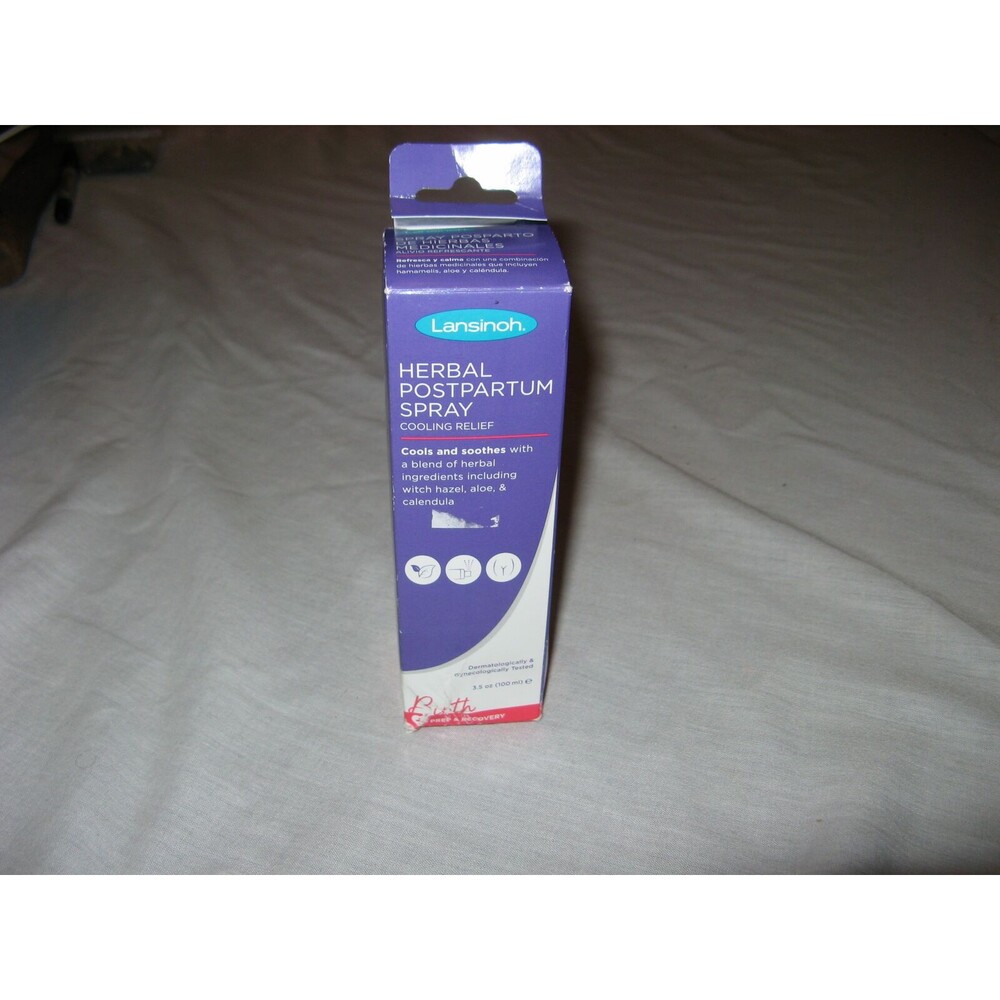 Lansinoh Spray Postpartum Pain Relief New Damaged Box  3.5 Oz Exp 11/24